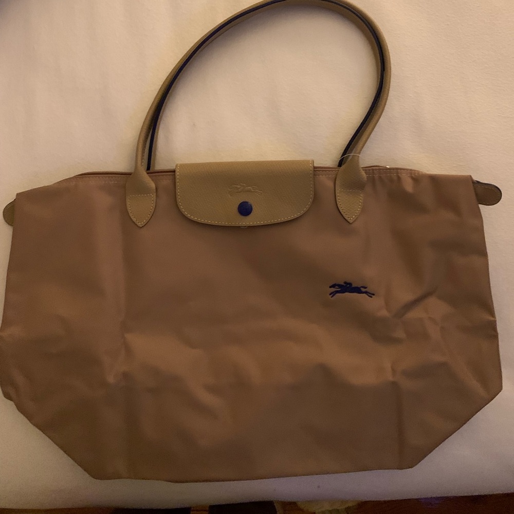 Long champ large nylon tote